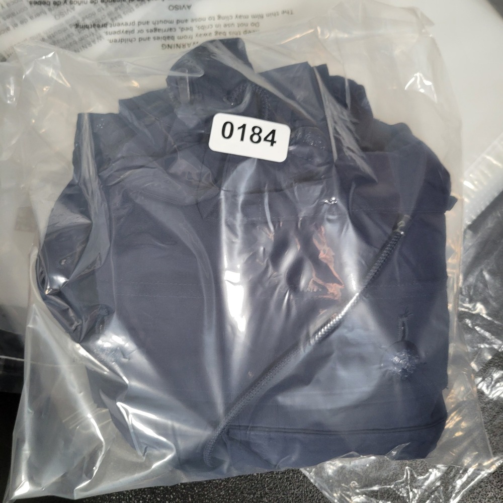 Lauren Ralph Lauren Field Jacket Women Size M Navy Blue Hooded Utility Coat 0618 - Picture 10 of 12